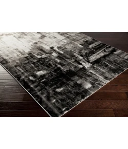 Livabliss Nova NVA3010 Black Charcoal Area Rug 3 ft. 11 in. X 5 ft. 3 in. Rectangle