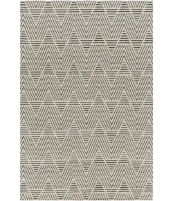 Livabliss Nevada NVD2302 Off-White Black Area Rug 27 in. X 45 in. Rectangle