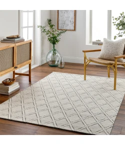 Livabliss Nevada NVD2303 Cream Black Area Rug 27 in. X 45 in. Rectangle