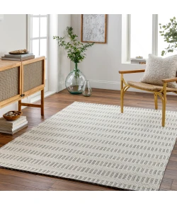 Livabliss Nevada NVD2304 Cream Black Area Rug 27 in. X 45 in. Rectangle