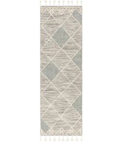 Livabliss Norwood NWD2307 Charcoal Cream Area Rug 2 ft. 6 in. X 8 ft. Runner