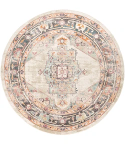 Livabliss New Mexico NWM2300 Denim Khaki Area Rug 7 ft. 10 in. Round