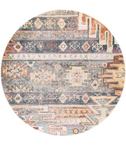 Livabliss New Mexico NWM2310 Denim Khaki Area Rug 5 ft. 3 in. Round