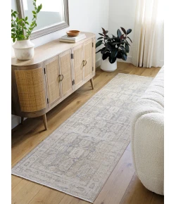 Surya Once Upon a Time OAT2303 Ash Light Grey Area Rug 2 ft. 11 in. X 9 ft. 10 in. Runner