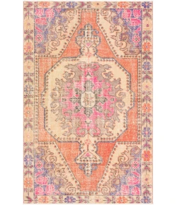 Surya Antique One of a Kind Coral OOAK-1061 4 ft. 2 in. X 6 ft. 8 in. Rect. Rug