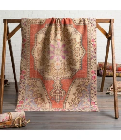 Surya Antique One of a Kind Rust OOAK-1098 4 ft. 5 in. X 7 ft. 8 in. Rect. Rug
