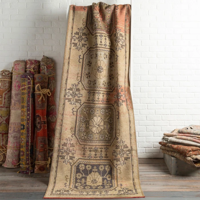 Surya Antique One of a Kind OOAK-1177 3ft.1in. x 10ft.7in. Rect. Rug