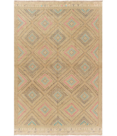 Surya Antique One of a Kind Beige OOAK-1302 6ft.3in. x 9ft.3in. Rect. Rug