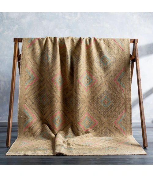 Surya Antique One of a Kind Beige OOAK-1302 6ft.3in. x 9ft.3in. Rect. Rug