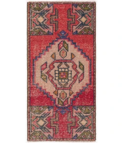 Surya Antique One of a Kind Crimson OOAK-1402 1ft.6in. x 3ft.1in. Rect. Rug