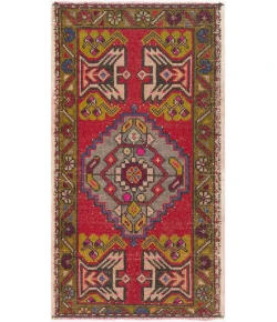 Surya Antique One of a Kind Crimson OOAK-1440 1ft.10in. x 3ft.4in. Rect. Rug