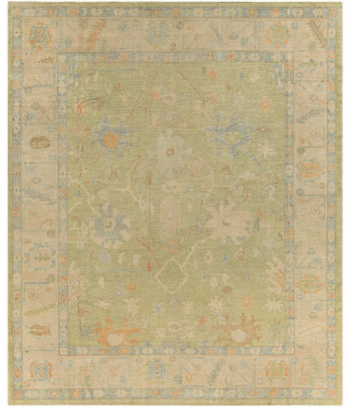 Surya Antique One of a Kind Sage Green OOAK-1540 9ft.5in. x 11ft.7in. Rect. Rug