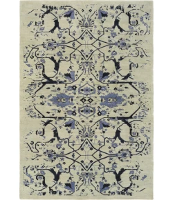 Surya Opulent OPE6008 Denim Black Area Rug 4 ft. X 6 ft. Rectangle