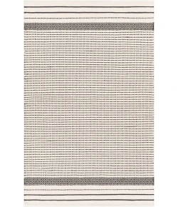 Surya Osasuna OSA2301 Black Beige Area Rug 6 ft. X 9 ft. Rectangle