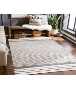 Surya Osasuna OSA2301 Black Beige Area Rug 6 ft. X 9 ft. Rectangle