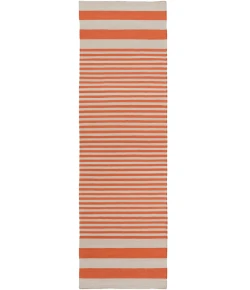 Surya Oxford OXF3000 Burnt Orange Light Gray Area Rug 3 ft. 3 in. X 5 ft. 3 in. Rectangle