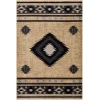 Livabliss Paramount PAR1096 Black Charcoal Area Rug 6 ft. 7 in. X 9 ft. 6 in. Rectangle