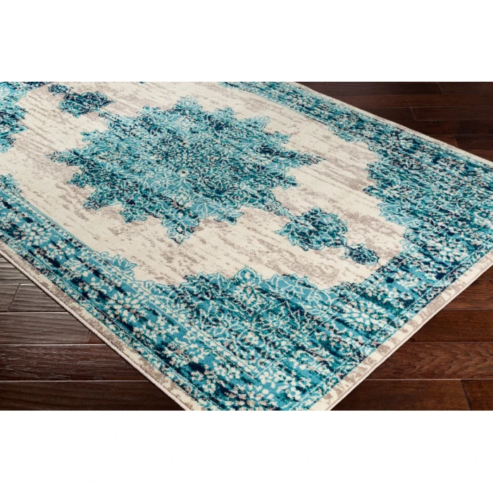 LIVABLISS Paramount Aqua PAR-1103 8ft.10in. x 12ft.10in. Rect. Rug