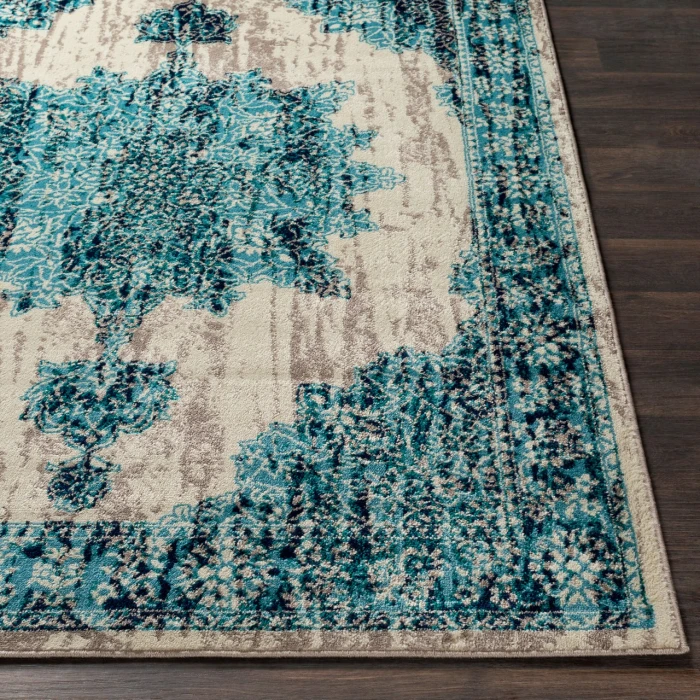 LIVABLISS Paramount Aqua PAR-1103 8ft.10in. x 12ft.10in. Rect. Rug