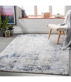 Surya Park Avenue PAV2300 Dark Blue Medium Gray Area Rug 2 ft. X 3 ft. Rectangle