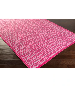Surya Peace PCE1000 Bright Pink Light Gray Area Rug 5 ft. X 8 ft. Rectangle