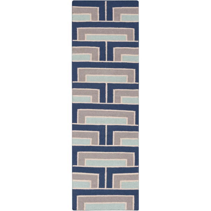 Surya Paddington Navy PDG-2003 2 ft. 6 in. X 8 ft. Rect. Rug