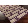 Surya Paddington PDG2005 Dark Purple Taupe Area Rug 2 ft. X 3 ft. Rectangle
