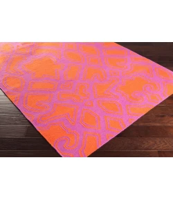 Surya Paddington PDG2039 Burnt Orange Bright Purple Area Rug 2 ft. X 3 ft. Rectangle