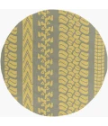Surya Pandemonium Grass Green PDM-1007 8ft. x 8ft. Round Rug