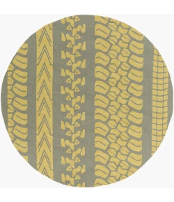 Surya Pandemonium Grass Green PDM-1007 8ft. x 8ft. Round Rug