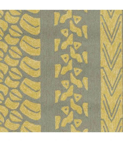 Surya Pandemonium Grass Green PDM-1007 8ft. x 8ft. Round Rug