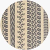 Surya Pandemonium Charcoal PDM-1008 8ft. x 8ft. Round Rug