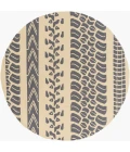 Surya Pandemonium Charcoal PDM-1008 8ft. x 8ft. Round Rug