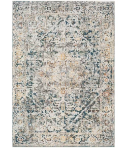 Livabliss Presidential PDT2300 Pale Blue Bright Blue Area Rug 3 ft. 3 in. X 10 ft. Runner