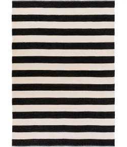 Livabliss Picnic PIC4005 Black Cream Area Rug 8 ft. X 11 ft. Rectangle