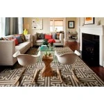 Surya Archive ACH1710 Dark Brown Beige Area Rug 8 ft. X 11 ft. Rectangle