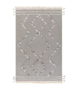 Surya Palo Alto PLA2303 Denim White Area Rug 8 ft. X 10 ft. Rectangle