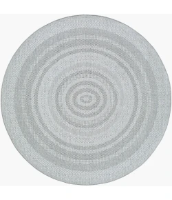 Livabliss Pismo Beach Medium Gray PMB-2316 7 ft. 10 in. X 7 ft. 10 in. Round Rug