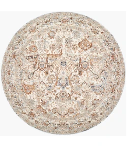 Livabliss Poem Cream PME-2300 5 ft. 3 in. X 5 ft. 3 in. Round Rug