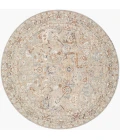 Livabliss Poem Cream PME-2302 7 ft. 10 in. X 7 ft. 10 in. Round Rug