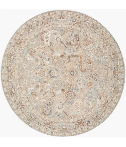 Livabliss Poem Cream PME-2302 5 ft. 3 in. X 5 ft. 3 in. Round Rug