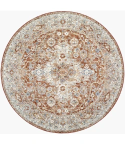 Livabliss Poem Cream PME-2304 5 ft. 3 in. X 5 ft. 3 in. Round Rug