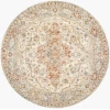 Livabliss Poem Cream PME-2305 7 ft. 10 in. X 7 ft. 10 in. Round Rug