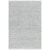 Surya Porter POE2304 Pale Blue Black Area Rug 6 ft. X 9 ft. Rectangle
