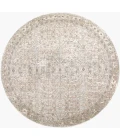 Livabliss Poetry Cream POI-2302 5 ft. 3 in. X 5 ft. 3 in. Round Rug