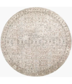 Livabliss Poetry Cream POI-2302 5 ft. 3 in. X 5 ft. 3 in. Round Rug