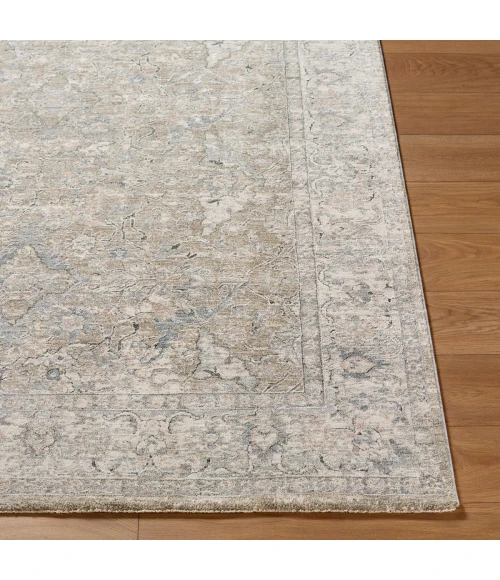 Livabliss Poetry Cream POI-2308 5 ft. 3 in. X 5 ft. 3 in. Round Rug