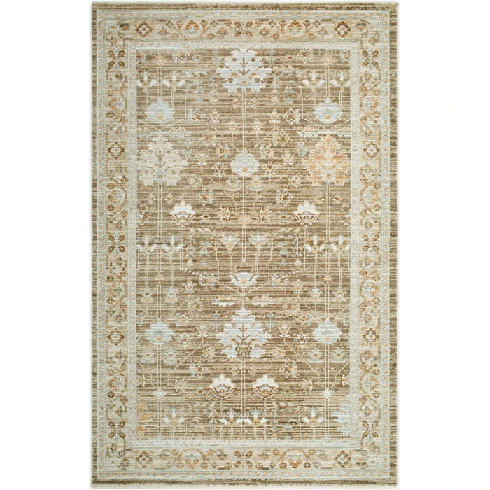 LIVABLISS Pierre Loti Dark Brown PPL-2302 9ft. x 12ft.8in. Rect. Rug