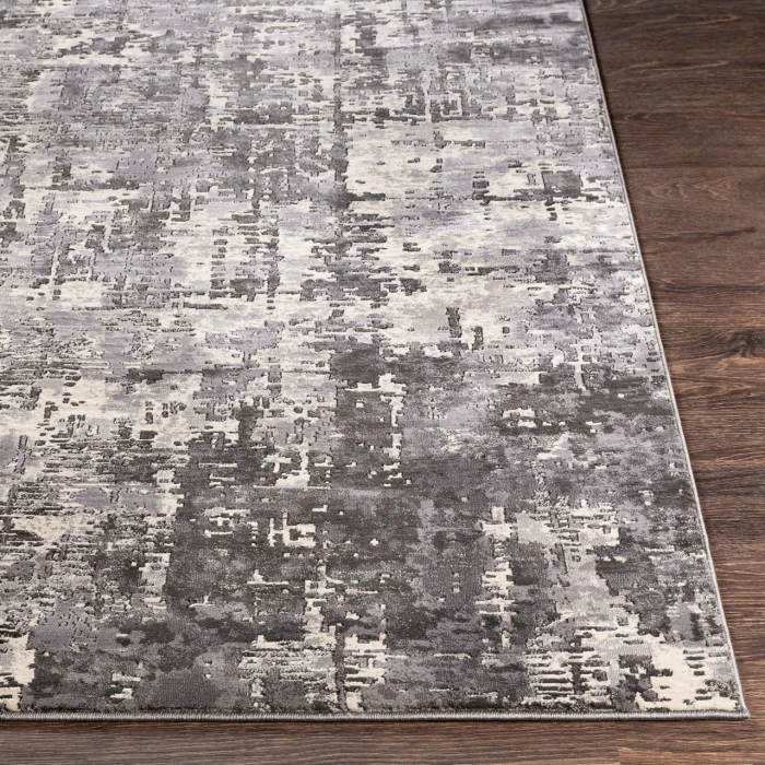 LIVABLISS Pune Charcoal PUN-2304 2ft.7in. x 10ft.2in. Rect. Rug