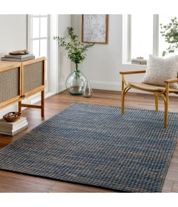 Livabliss Priya PYA2302 Dark Blue Beige Area Rug 27 in. X 45 in. Rectangle